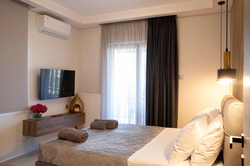 πετσέτες-ξενοδοχείου-και-airbnb-τοποθετημένες-σε-κατάλυμα-airbnb